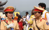 Công an Hà Nam đảm bảo an toàn giao thông tại Đại lễ Vesak 2019